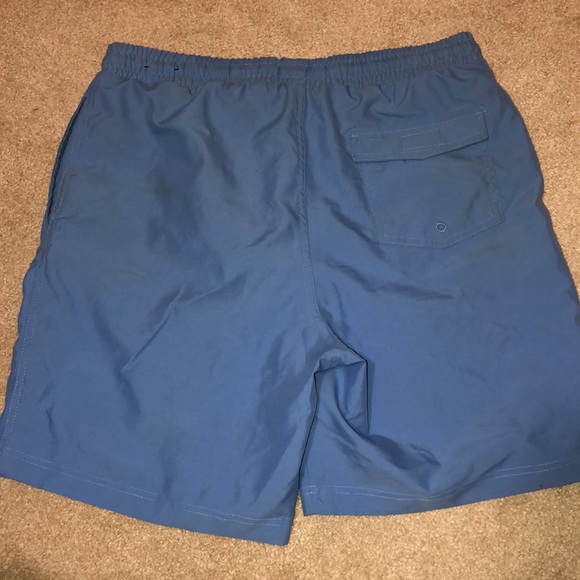 Men’s Blue Swim Trunks - Picture 2 of 3